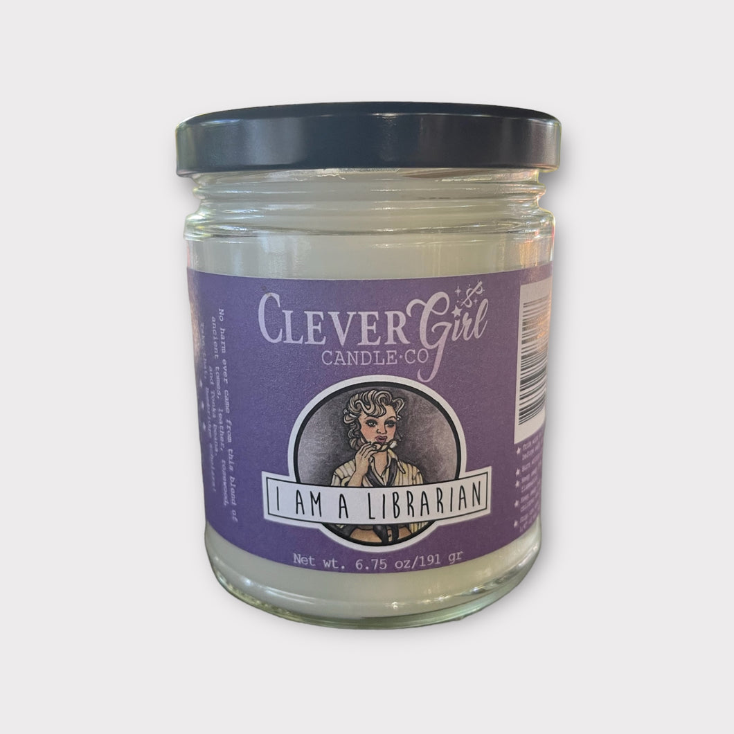 I am a Librarian Candle